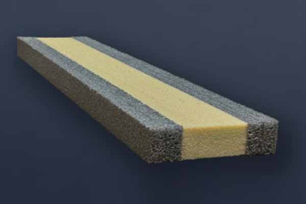 Thermal support inserts for power plant piping systems ensuring thermal efficiency